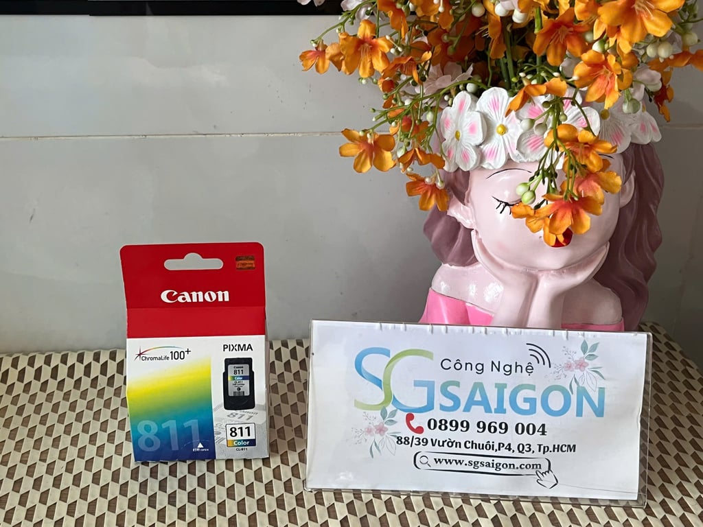 Hộp mực in màu Canon CL-811