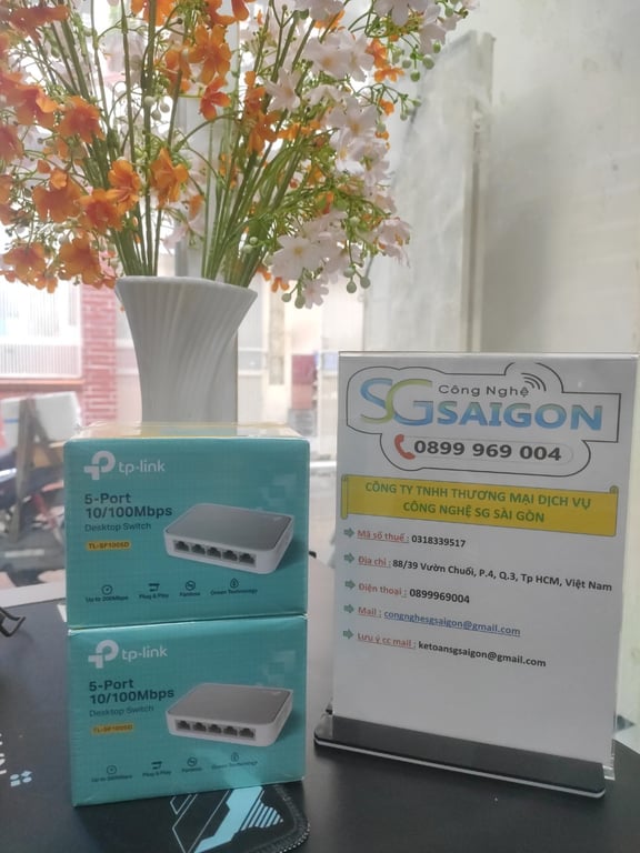 Switch TP-Link TL-SF1005D 10/100Mbps/ 5 Cổng/ Vỏ Nhựa