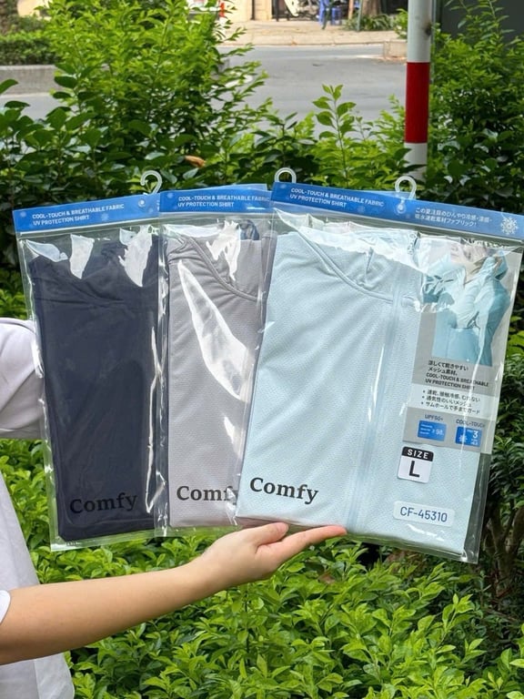 Áo chống nắng Cool feeling UV Cut 99% Comfy. 🇯🇵