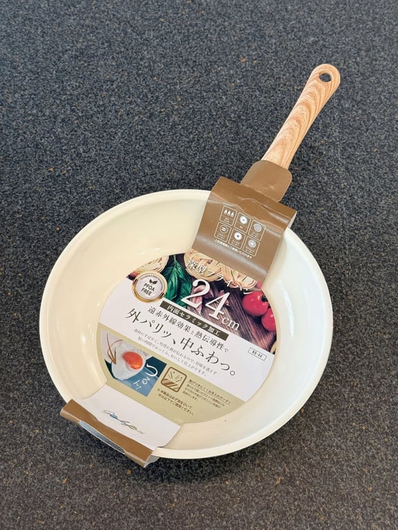 Chảo chống dính ceramic Kakusee Nhật Bản size 20 sâu-22 cạn