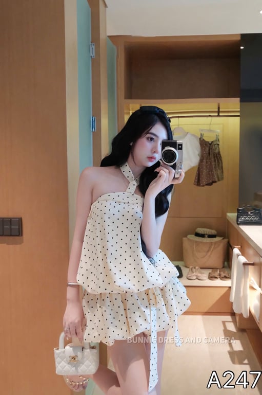 A247- jum yếm chấm bi S