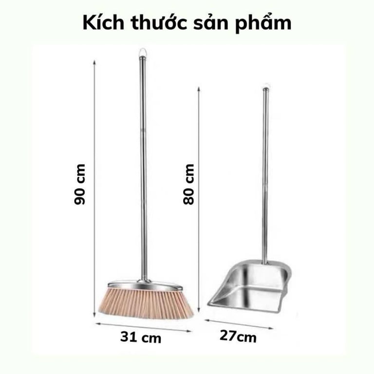 🅾️COMBO CHỔI + HÓT RÁC INOX