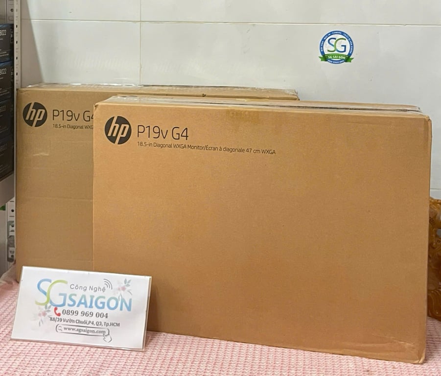 Màn Hình Máy Tính HP P19v G4 18.5 inch (9TY84AA)