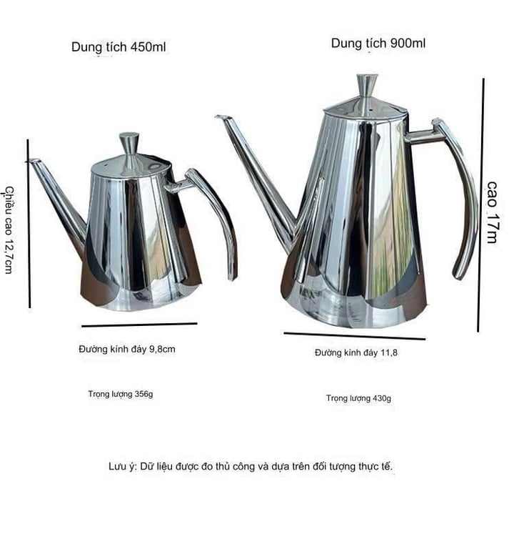 Bình rót dầu OYATTON 450ml OYT213-900ml OYT214