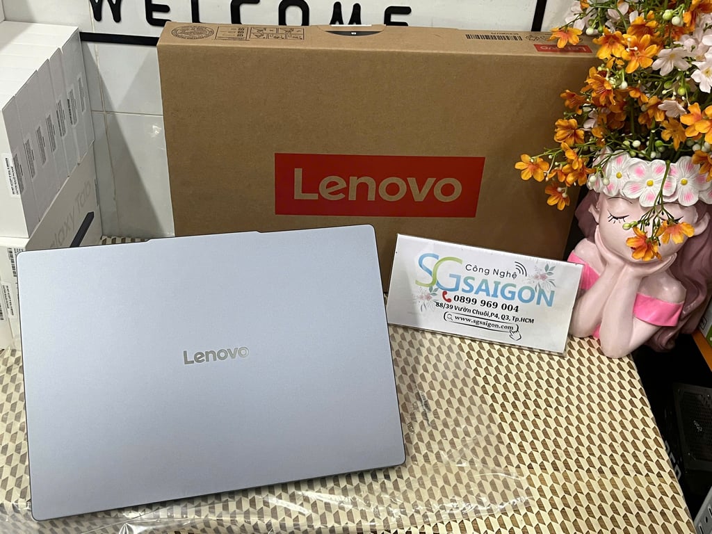 Máy tính xách tay Lenovo IdeaPad Slim 3 14IRH10, i5-13420H, 16GB, 512GB SSD, Intel UHD Graphics, 14" WUXGA, 3C 60Wh, ac+BT, W11H 64, Xám (Luna Grey), 2Y WTY_83K00008VN