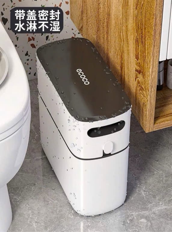 THÙNG RÁC THÔNG MINH NẮP KÍN TỰ ĐỘNG ECOCO 12L E2244