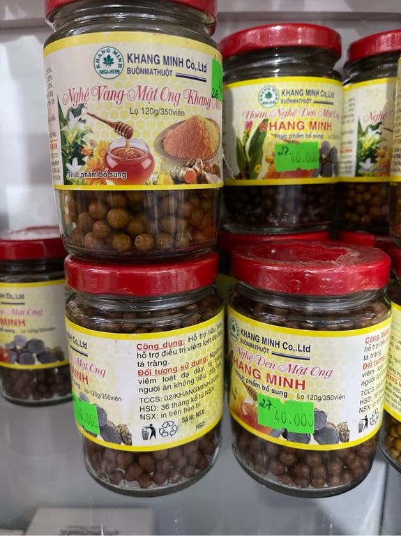 Nghệ đen viên khang minh lọ sành