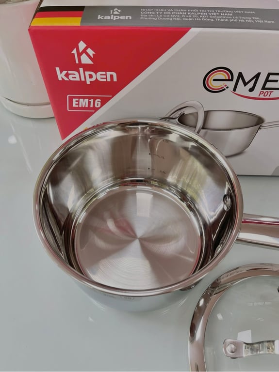 QUÁNH INOX 3 LỚP LIỀN KHỐI KALPEN EMER EM16 - SIZE 16CM