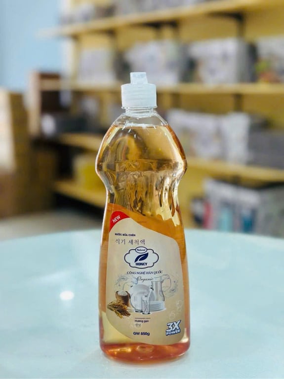 Nước Rửa Chén Honey 850g - 2.1Kg Tinh chất Gạo - Công Nghệ Hàn Quốc