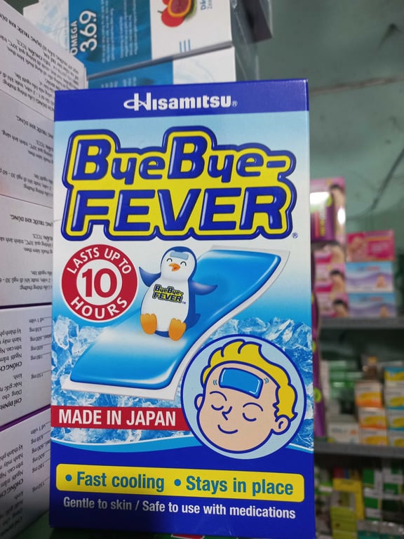 Dán sốt bye bye fever Nhật h8gói
