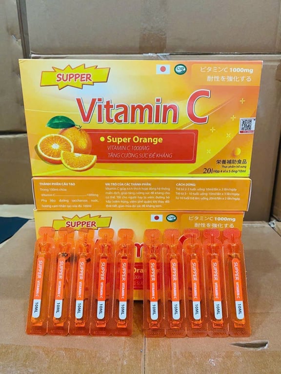 Vtm c 1000mg h 20 ống nhựa