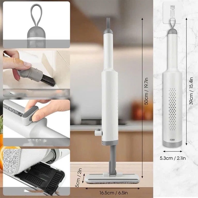 Chổi lau tự vắt mini tặng kèm 1 miếng lau thay thế ❤️