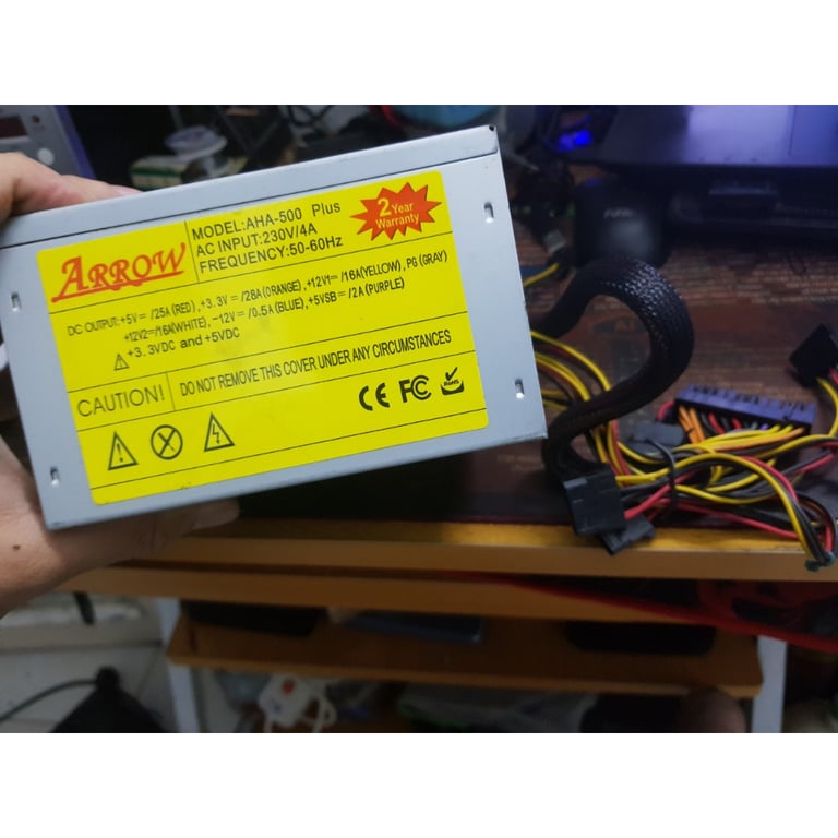 Nguồn máy tính ARROW AH 500W 24P 12 FAN (500W)