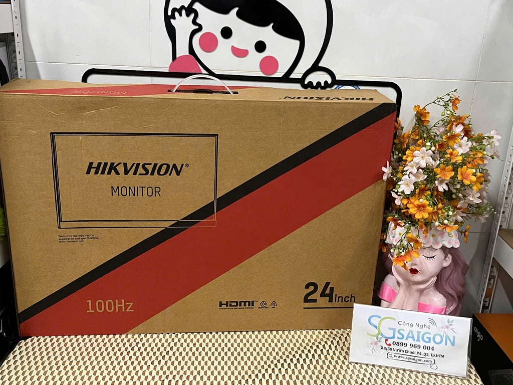 Màn hình HIKVISION DS-D5024F2-AV2 23.8 Inch/ FHD/ VA/ 100Hz/ Full viền
