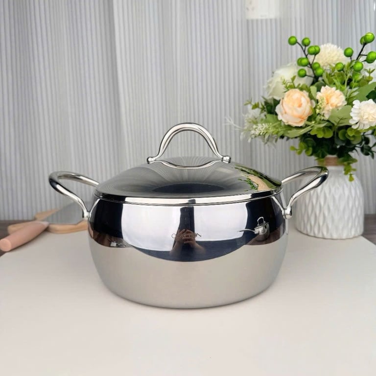 Nồi Vạc nắp kim loại Oyatton 26cm 9L - OYT288