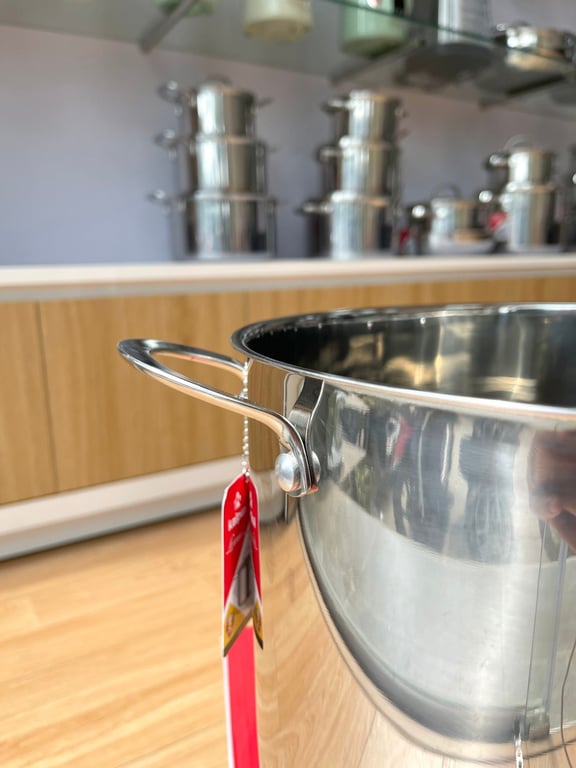 🇩🇪 NỒI LUỘC GÀ INOX 304 CAO CẤP 5 ĐÁY KALPEN LERMAT 28CM 30CM