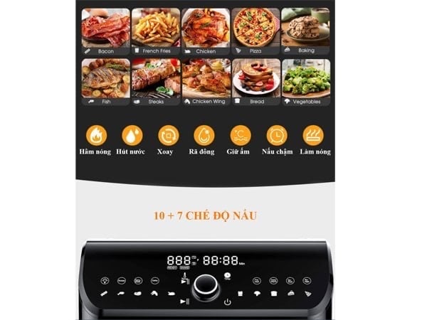 NỒI CHIÊN ĐỜI MỚI - ƯU ĐÃI SIÊU HỜI - KALITE 1200 12L