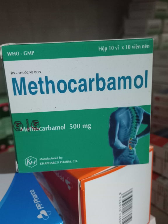 Methocarbamol 500mg KHÁNH HÒA h/100v