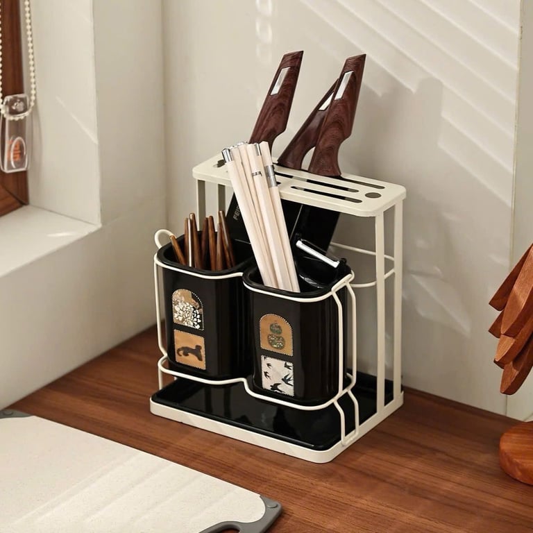 Kệ đựng dao kéo đũa thìa nội địa Trung