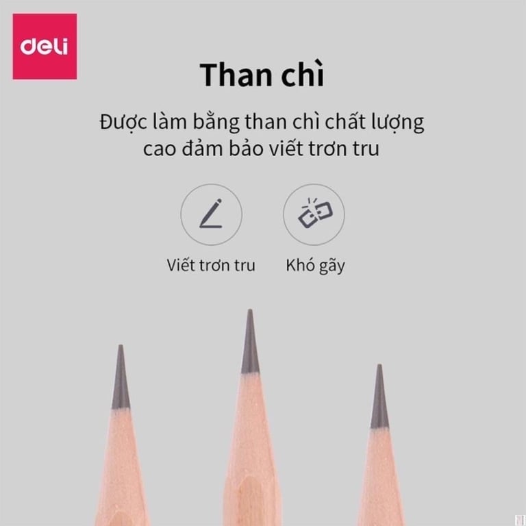 HỘP 30 BÚT CHÌ LỤC GIÁC DELI