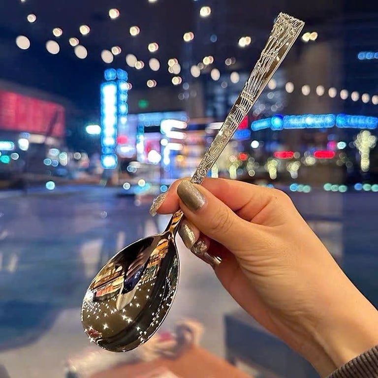 Set 2 Thìa inox Melody 20cm siêu sang RK758