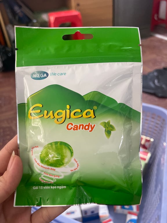 Kẹo eugica gói/15v