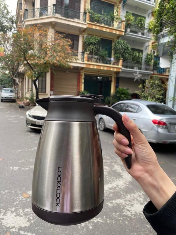 BÌNH ĐỰNG CAFE GIỮ NHIỆT LOCK&LOCK DELICATE LHC1432  1.2L