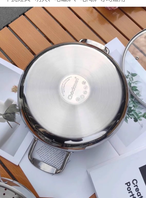 Bộ nồi kèm xửng hấp 2 tầng Chockmen 26cm - C211