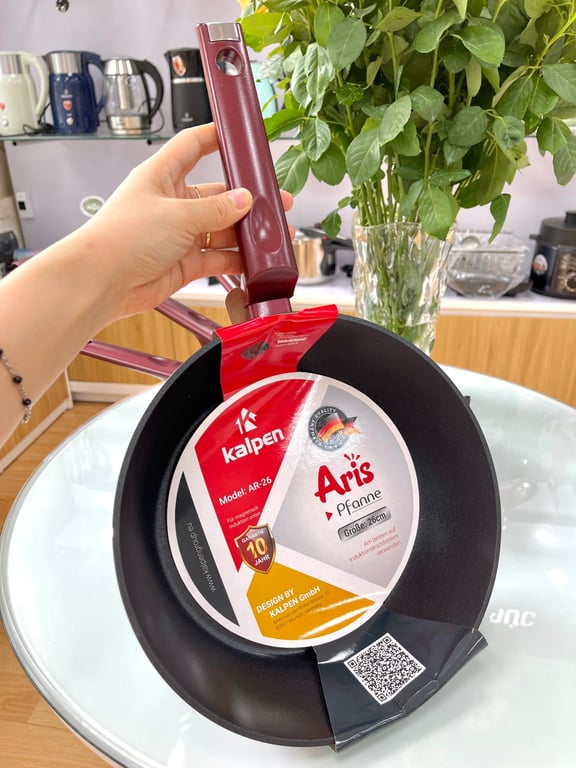 CHẢO CHỐNG DÍNH SÂU LÒNG ĐÁY TỪ KALPEN ARIS ĐỦ SIZE 20CM, 24CM, 26CM, 28CM mới