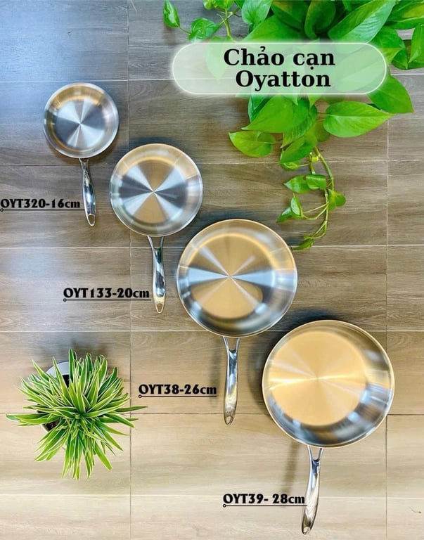 Chảo cạn Oyatton 20-24-26cm
