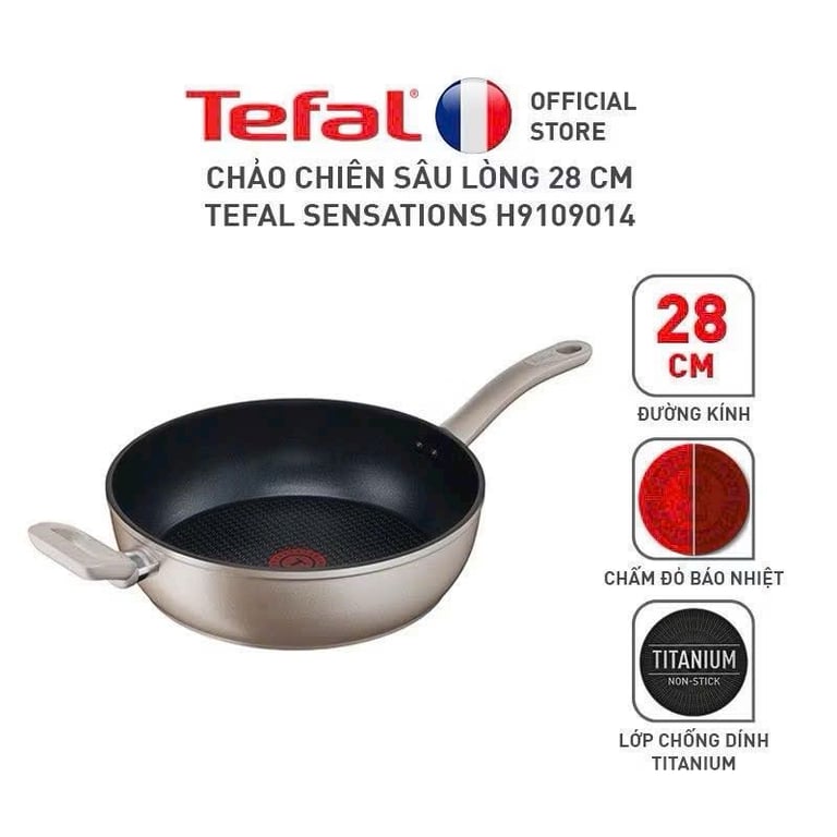 Chảo sâu lòng Tefal Sensation 28cm