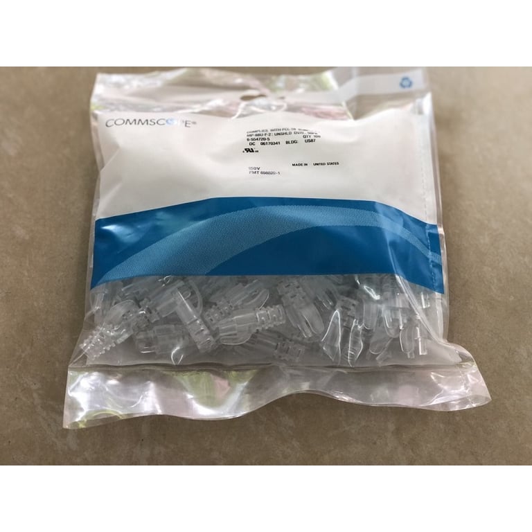 Đầu Chụp Cat 6 Dlp Trắng Trong, Xanh, Vàng