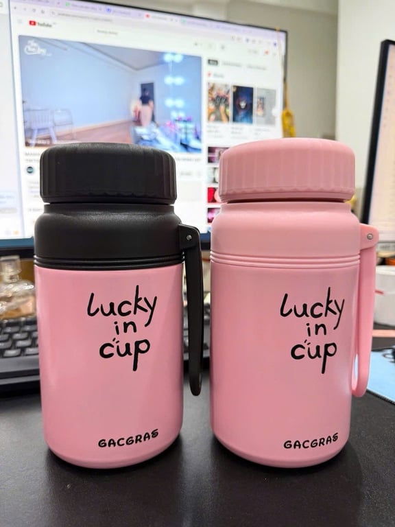 Bình Giũ Nhiệt GUCGRES Fashion Cup 1000ml Inox 316