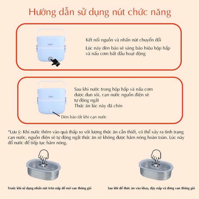 JD8360 - HỘP CƠM ĐIỆN VĂN PHÒNG CAO CẤP JIDOSA 1L 270W