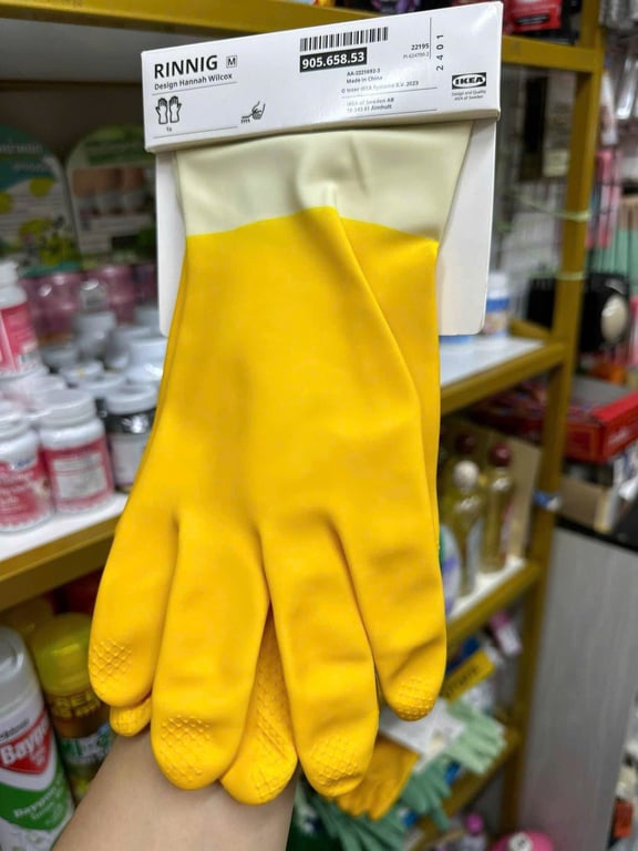 GĂNG TAY CAO SU TỰ NHIÊN RINNIG IKEA