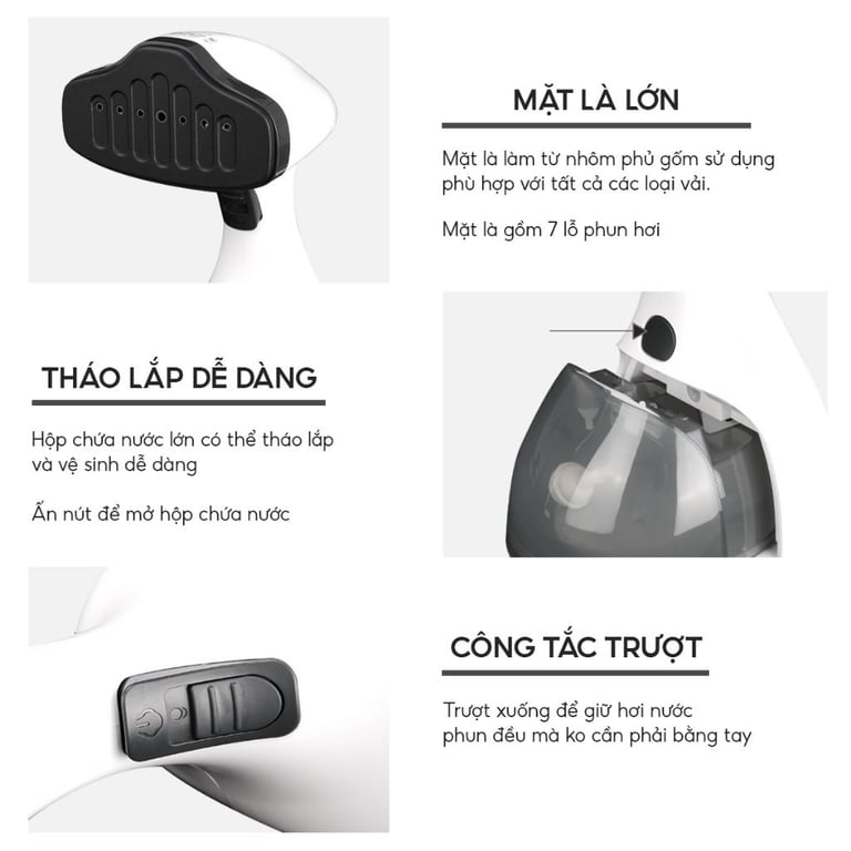 BÀN LÀ HƠI NƯỚC CẦM TAY LEBENLANG ĐỨC LBL5299