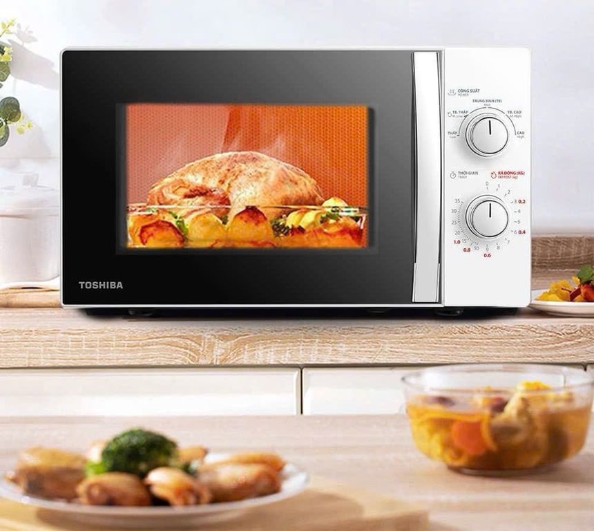 Lò vi sóng Toshiba MWP-MM20P 20 lít màu đen/ trắng
