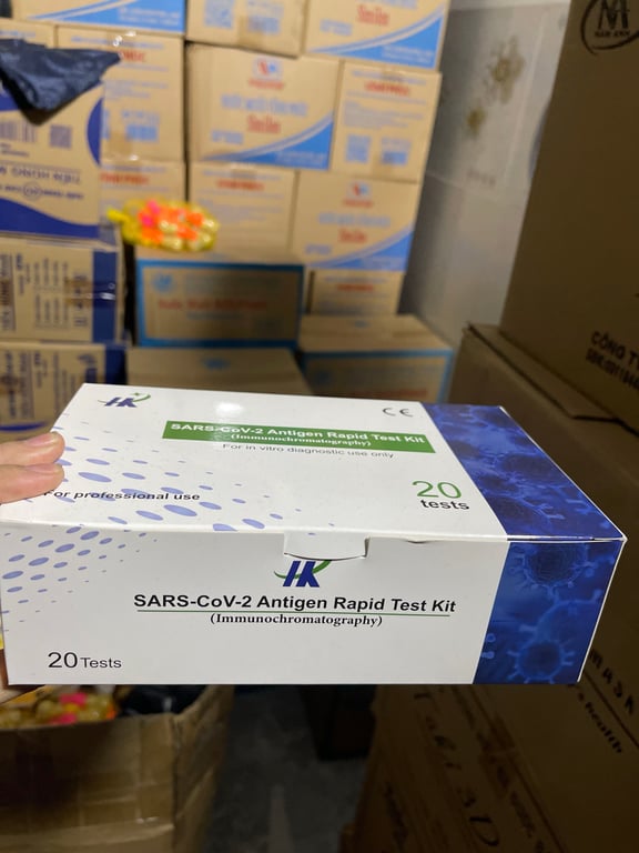 Que Test covid h/20 cây