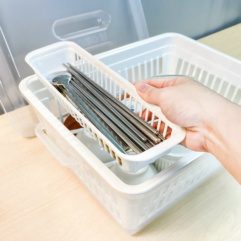 RỔ ÚP BÁT ĐĨA CÓ NẮP INOMATA NHẬT BẢN