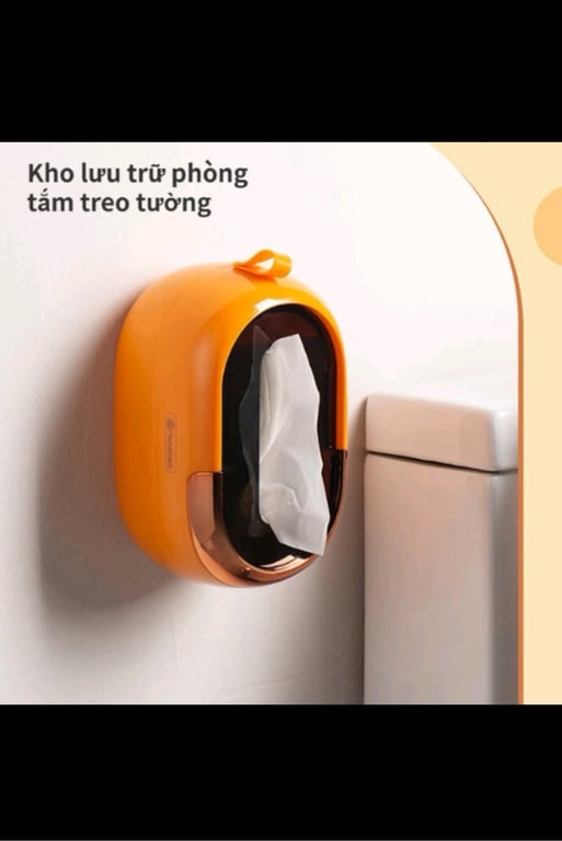 Hộp đựng giấy ăn lò xo để bàn sang trọng Nrbasket