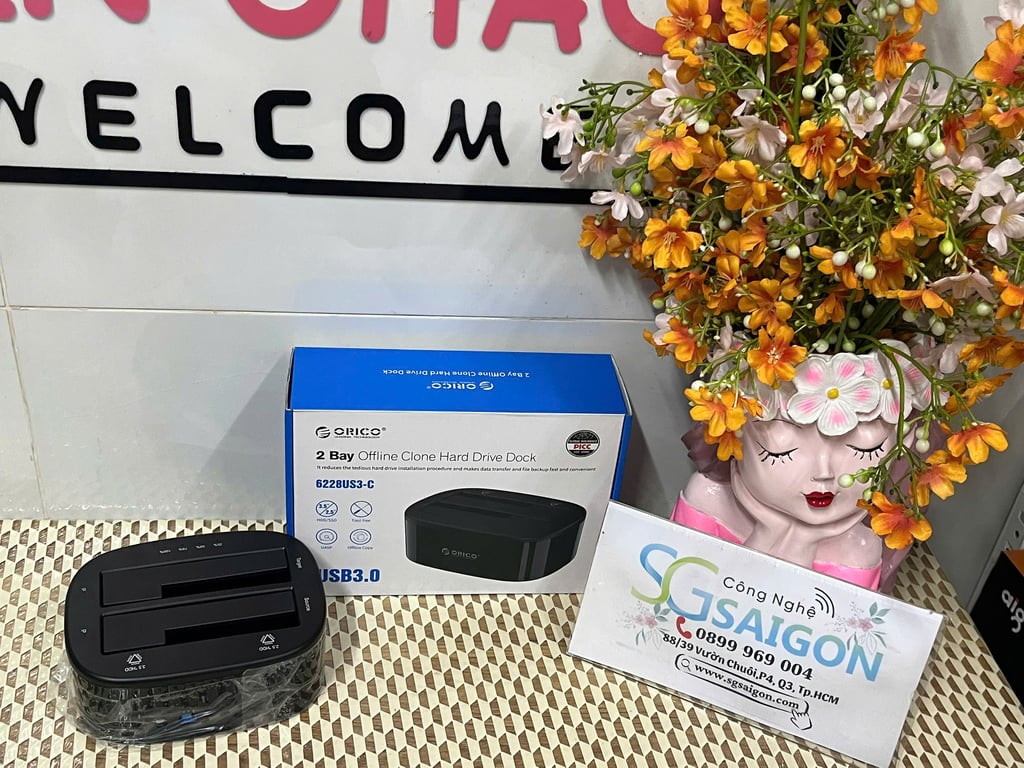 Hộp đựng ổ cứng Orico 6228US3-C USB3.0 2 Khe cắm
