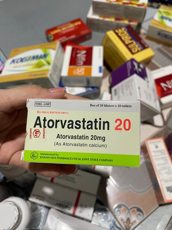 Atovastatin 20 Khánh hòa h/100v
