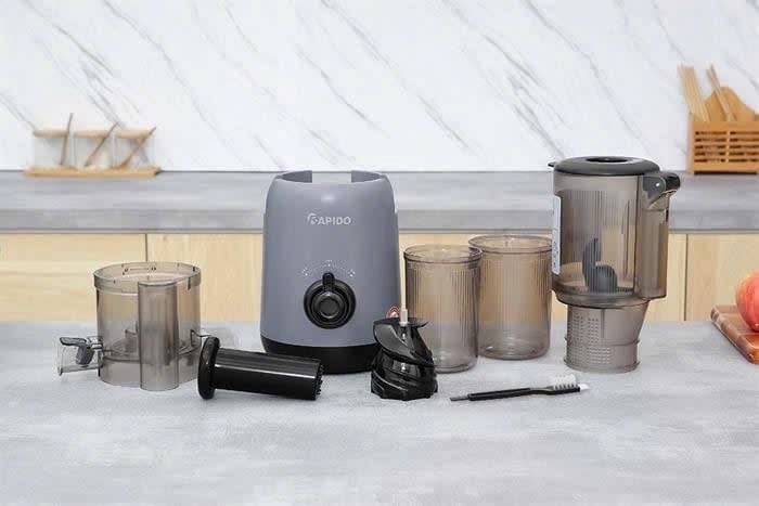 Máy ép chậm Rapido cổ to công suất siêu khỏe