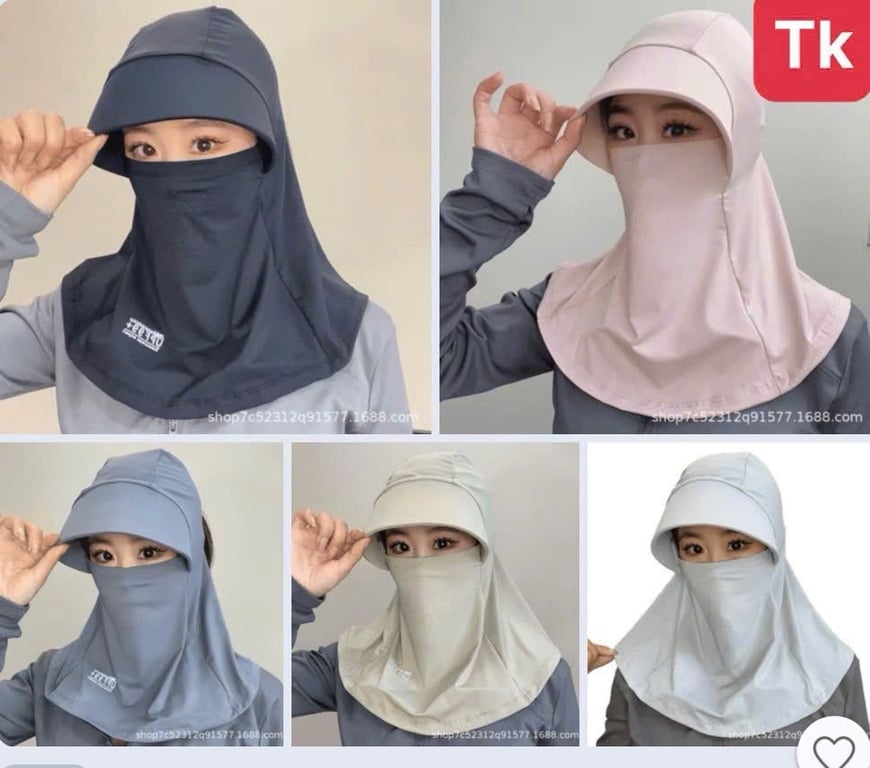 Set 2 MŨ CHỐNG NẮNG TRÙM CỔ – BẢO VỆ TOÀN DIỆN