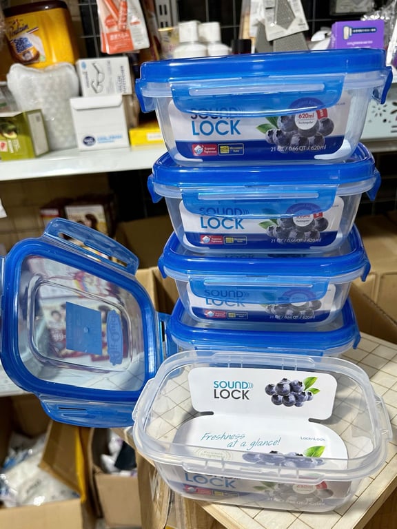 HỘP NHỰA LOCK & LOCK SOUND LOCK 620ml