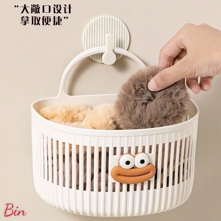 Set 2c Giỏ Treo Tường Đa Chức Năng Cho Nhà Tắm , Nhà Bếp Tiện Lợi