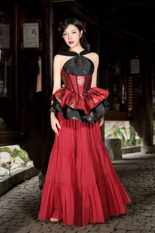 Flexy - Set Yếm Đan Huyền S/M/L/XL