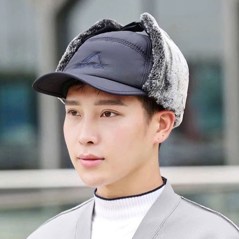 Mũ phi công lót lông kèm khẩu trang siêu ấm