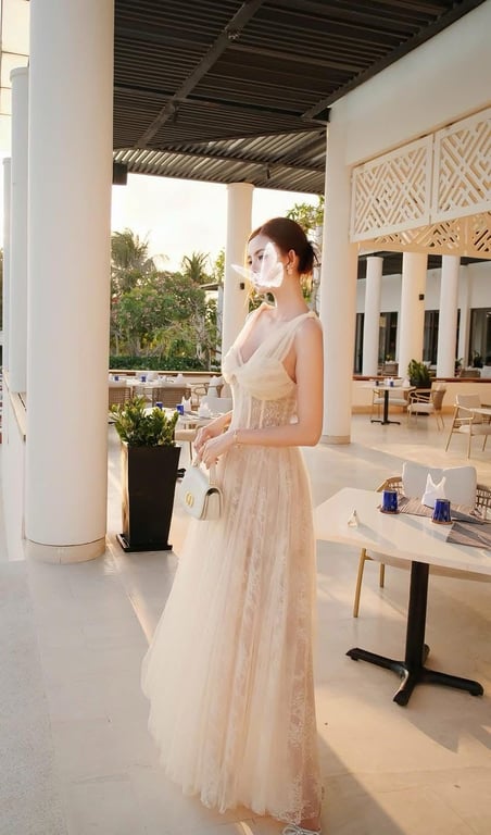 váy 2 dây gọng Chou Chou