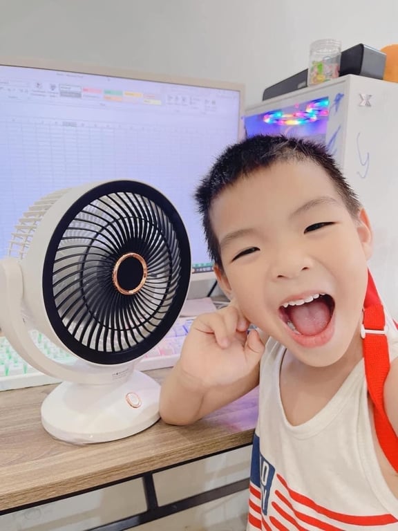 QUẠT MINI TÍCH ĐIỆN
